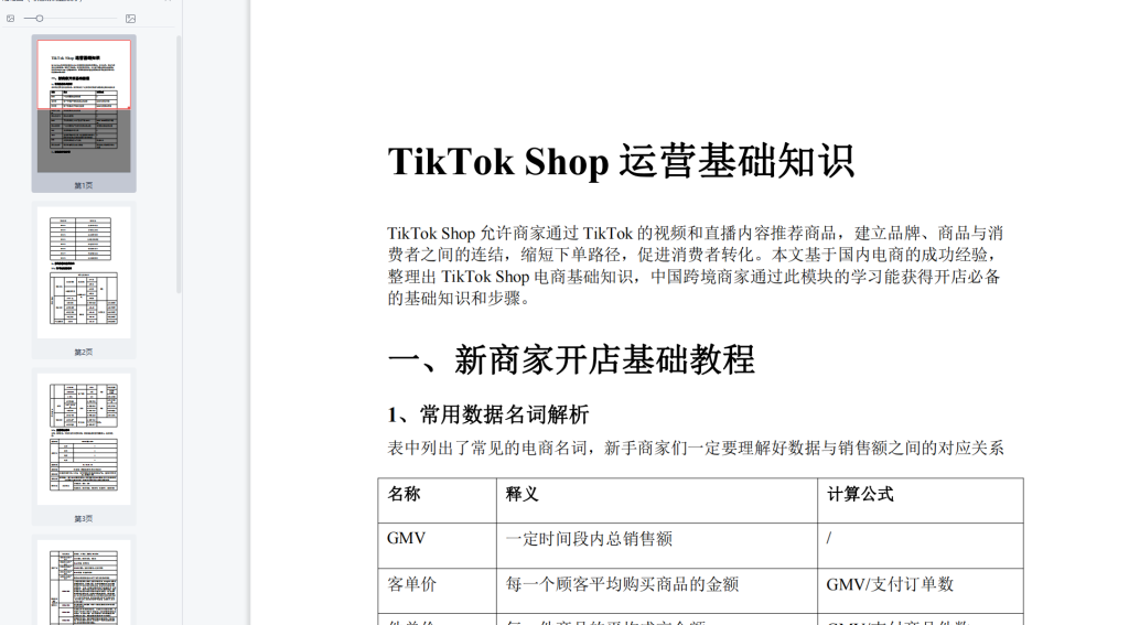 Tik Tok shop 国际版抖音店铺运营基础知识-极客分享